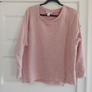 Maternity pink light sweater